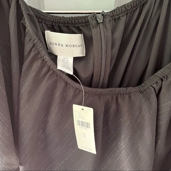 NWT Black Donna Morgan jumpsuit from Anthropologie jumpsuit, Size 8 - Picture 8 of 9